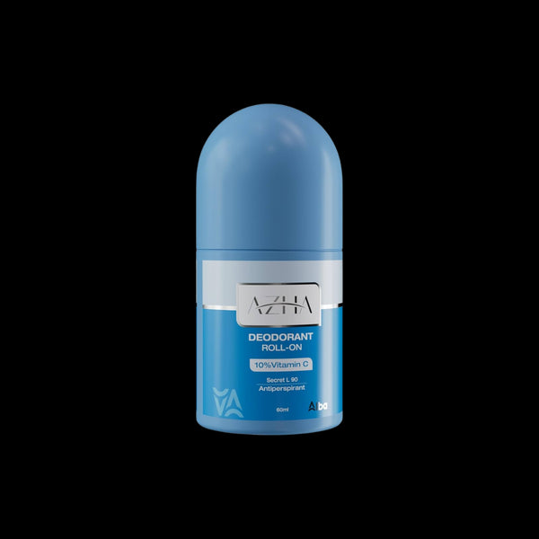 Azha Blue Deodorant Roll-On, Raspberry Scent with Lemon 60 ml - Azha
